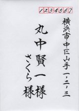 画像: 招待状宛名書き　【タテ】